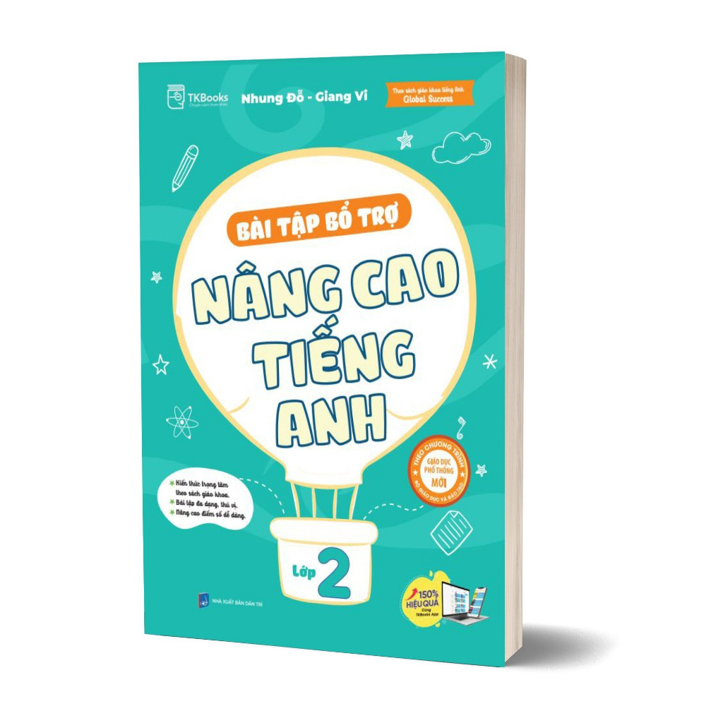 Sách - Bài tập bổ trợ nâng cao tiếng Anh lớp 2 - Theo Chương Trình Sách Giáo Khoa