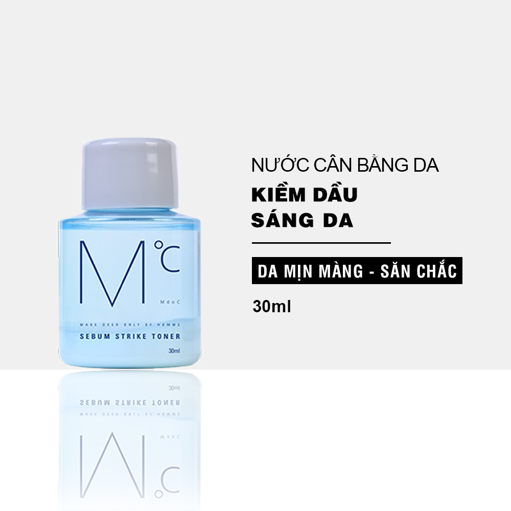 Nước hoa hồng kiềm dầu dành cho nam MdoC Sebum Strike 30ml JN-MTN03