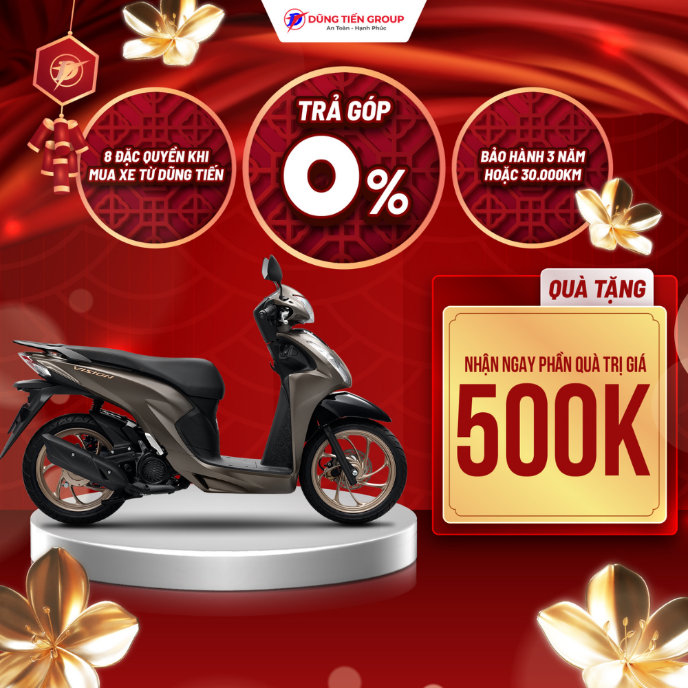 Xe Máy Honda Vision 2025 - Phiên Bản Đặc Biệt