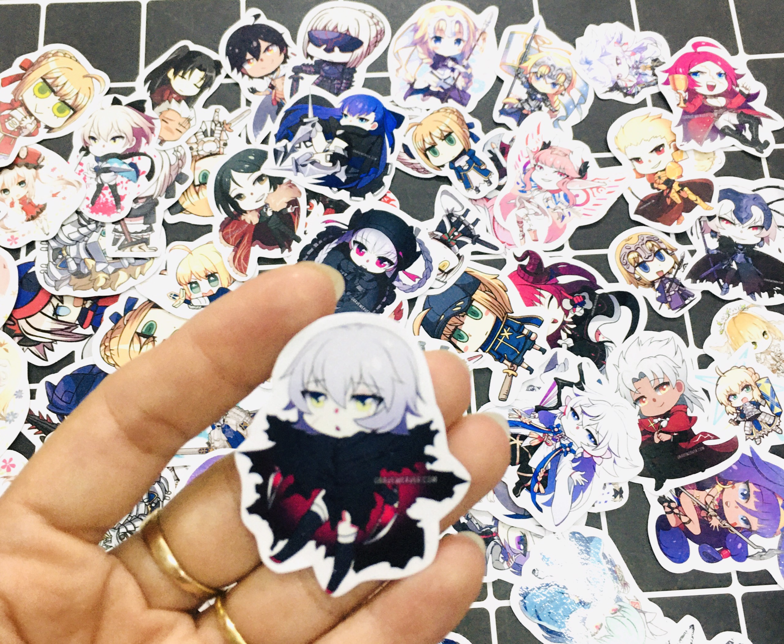 Set 60 Sticker Fate/Grand Order hình dán có ép lụa