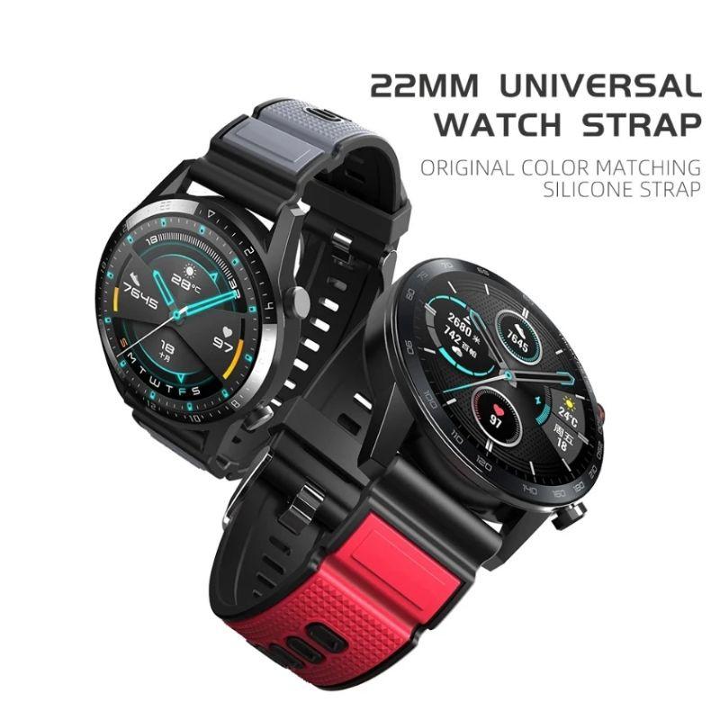 Dây đồng hồ cao su Sikai cao cấp dành cho Huawei Gt/ Gt2 46mm/ GT 2EHonor Magic watch 2 46mm