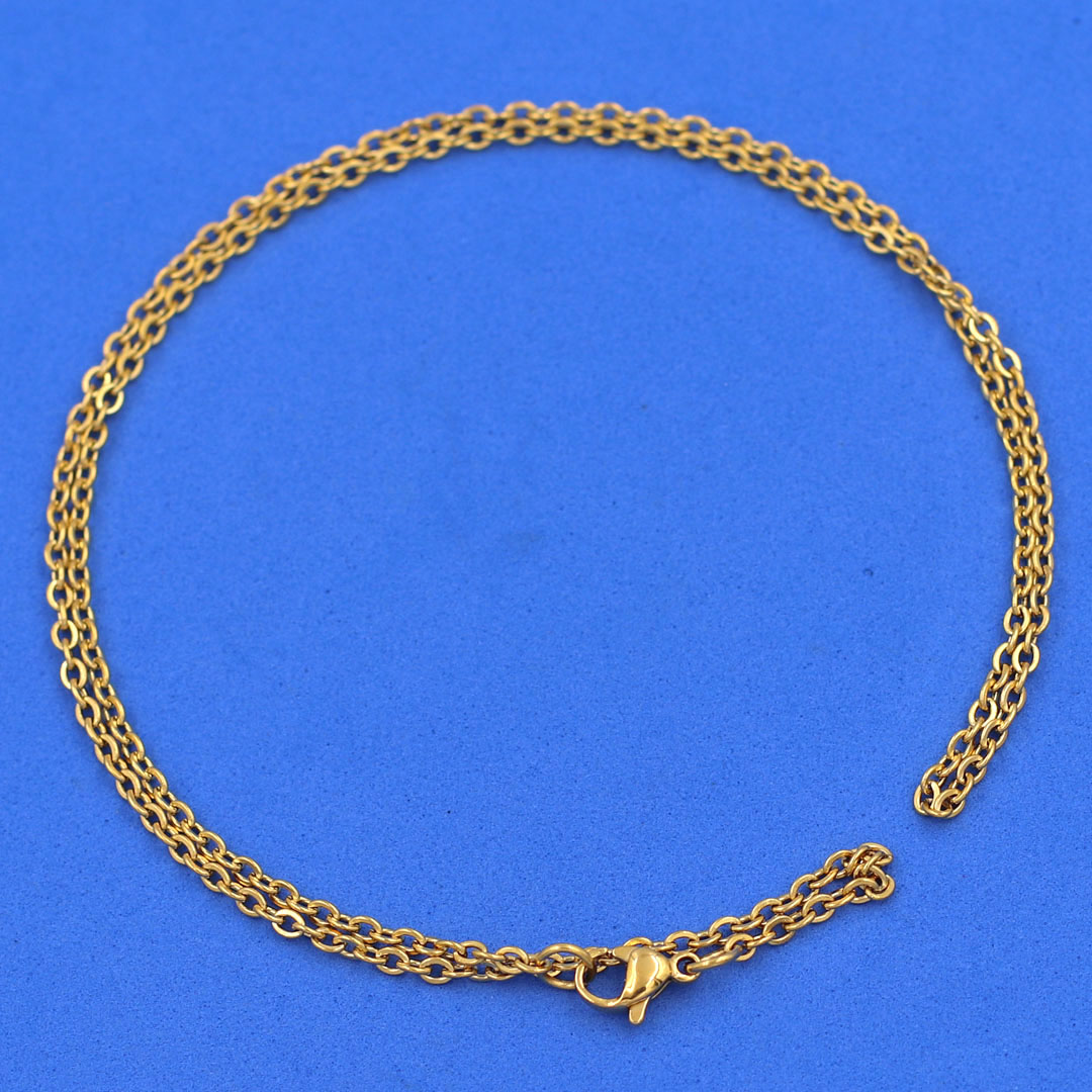 Hình ảnh Mặt dây chuyền cung Song Tử - Gemini inox vàng kèm dây chuyền inox vàng, Cung hoàng đạo