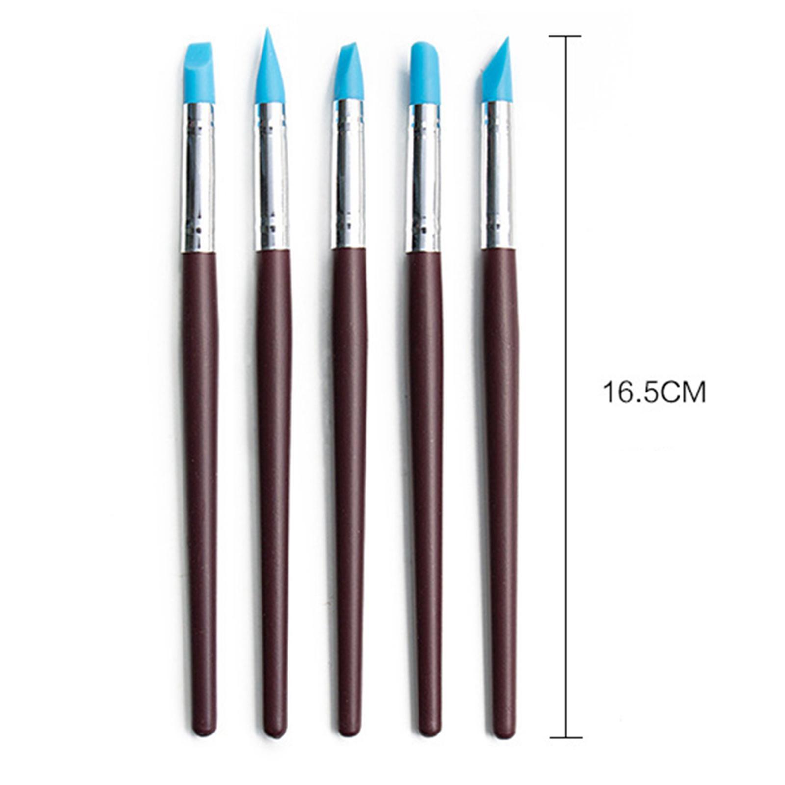 30 Pieces Polymer Clay Tools Pottery Modeling Smoothing for Beginners with Carrying Case DIY Ceramic Clay Carving Tool Set Clay Tools