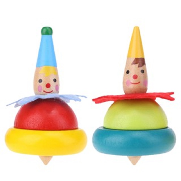 Đồ chơi gỗ Con Quay Chú Hề Đáng Yêu