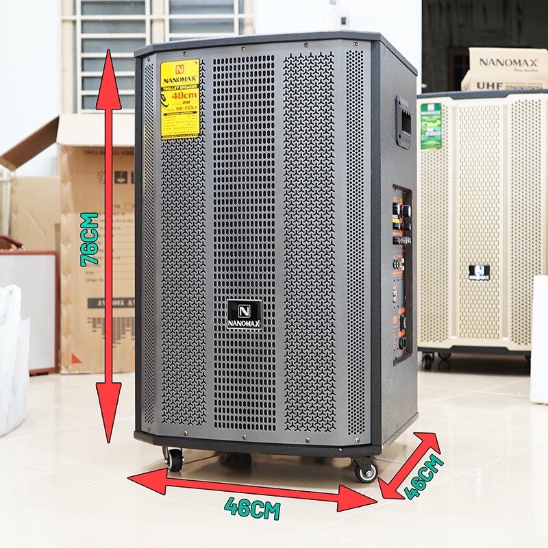 Loa kéo di động Nanomax SK-15x7 - Hàng chính hãng