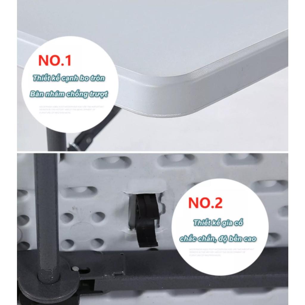 Bàn Ăn Xếp Gọn Ngoài Trời Home&Garden HDPE cao cấp 76cm x 1.8m