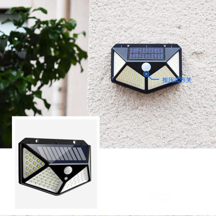 Đèn Năng Lượng Mặt Trời 100 Bóng Led Siêu Sáng