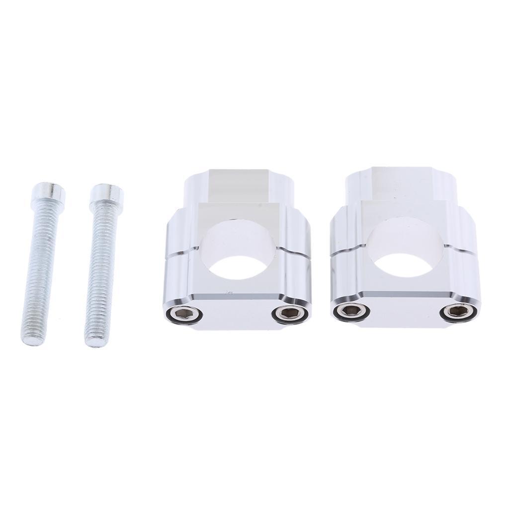 Motorbike Universal Handlebar Mount Clamp Riser Adaptor 28mm Aluminum