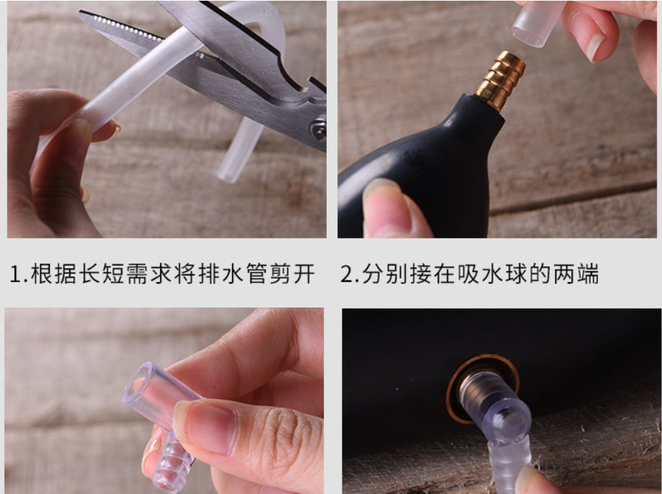 Bộ Ống thoát nước khay trà bơm thoát nước đầu đồng
