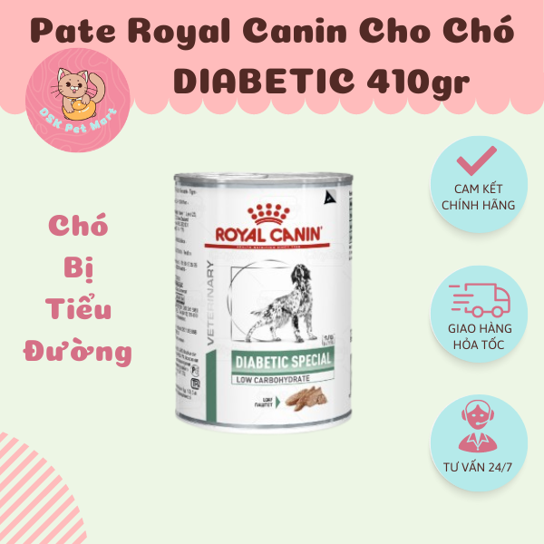 Royal Canin Diabetic Canine Wet - Thức Ăn Ướt Cho Chó Bị Tiểu Đường