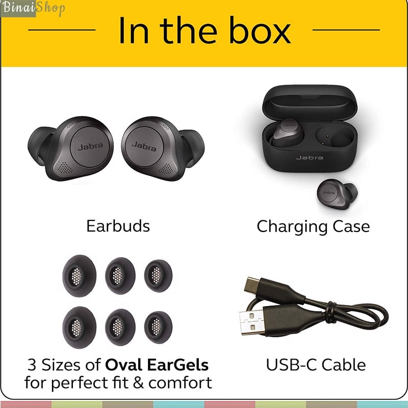 Tai Nghe Bluetooth True Wireless Jabra Elite 85T - Hàng Chính Hãng