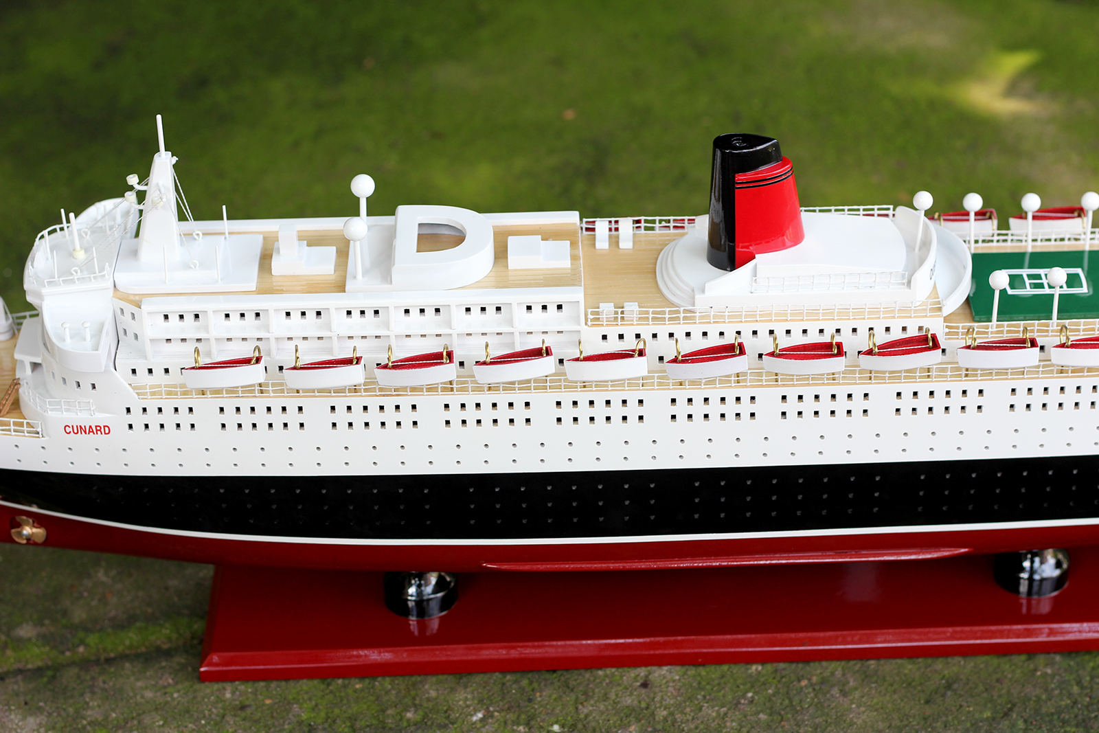 Mô hình du thuyền Queen Elizabeth dài 80cm gỗ tự nhiên, tàu thuyền gỗ trang trí, quà tặng khai trương tân gia