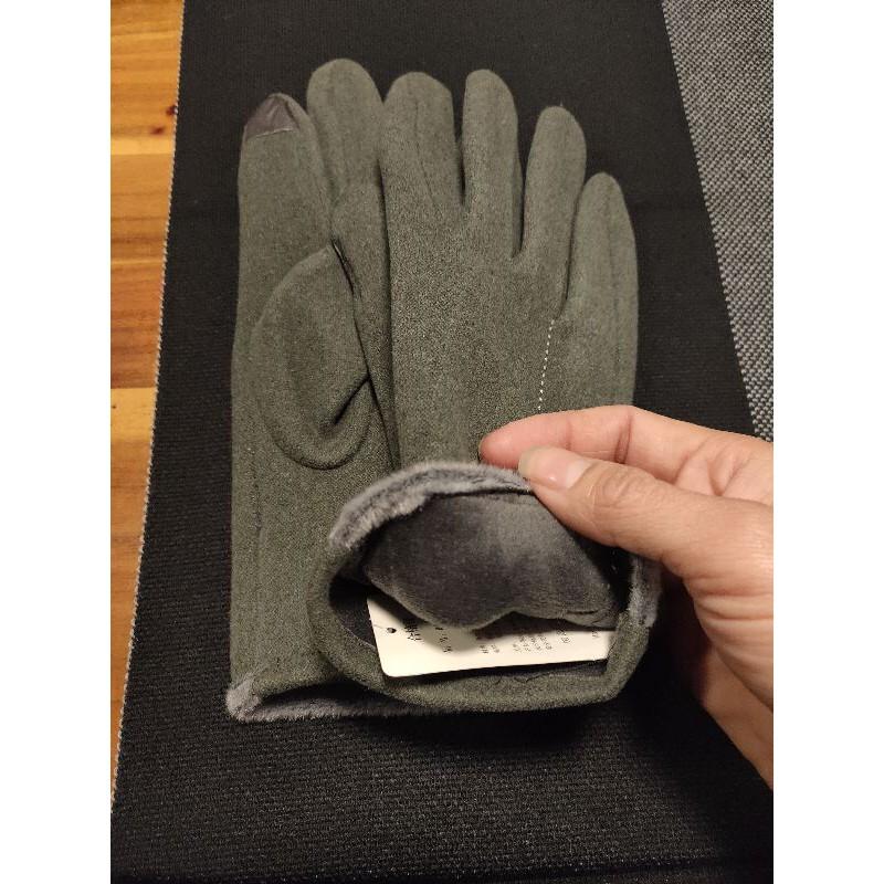Găng tay nam có cảm ứng nhiệt chất liệu nỉ lót lông