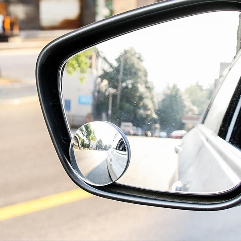 Bộ 2 gương cầu kính lồi, chiếu hậu xóa điểm mù xe hơi, ô tô, xe tải tăng độ an toàn khi tham gia giao thông