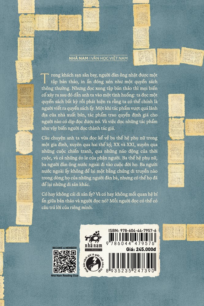Sách Bản Thảo Để Lại Trong Sảnh Lễ Tân - Bìa Cứng