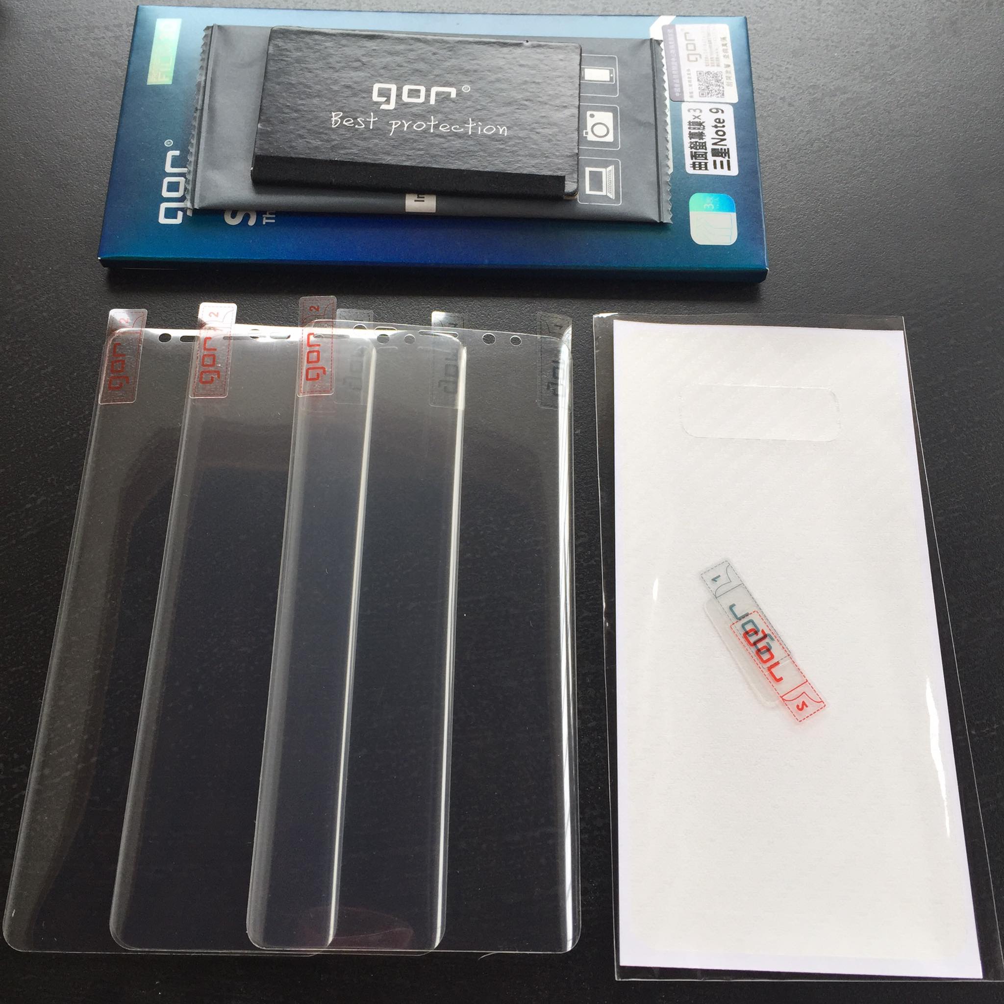 Bộ 4 miếng dán dẻo Gor Samsung Note 9 - Hàng nhập khẩu