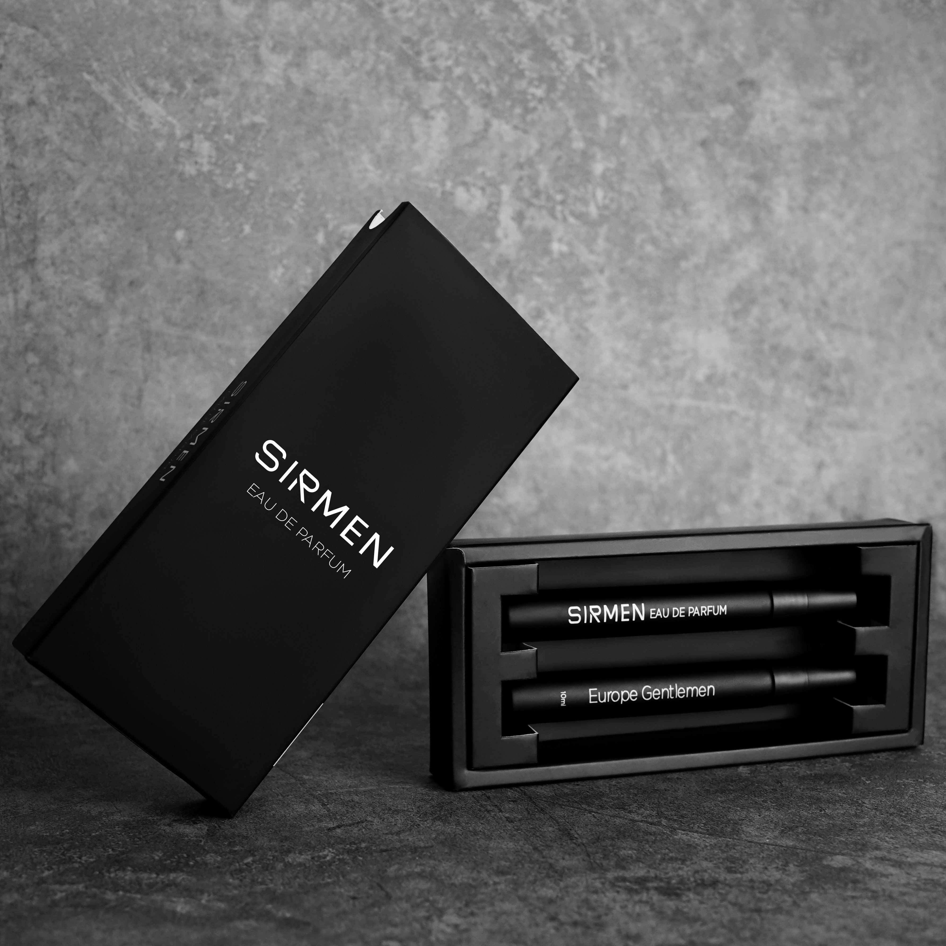 Nước hoa nam SIRMEN Eau de Parfum Châu Âu Europe Gentlemen cao cấp hộp 2 chai mỗi chai 10ml thơm tự nhiên