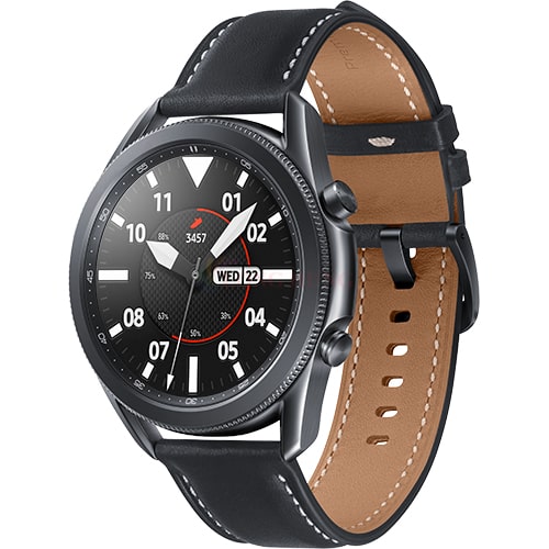 Đồng hồ thông minh Samsung Galaxy Watch 3 viền thép dây da - Hàng chính hãng
