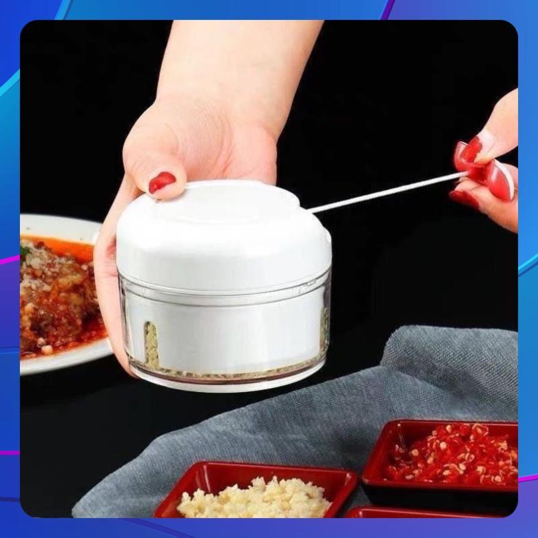 Máy xay tỏi ớt cầm tay Mini Food Chopper TIỆN DỤNG HÀNG MỚI