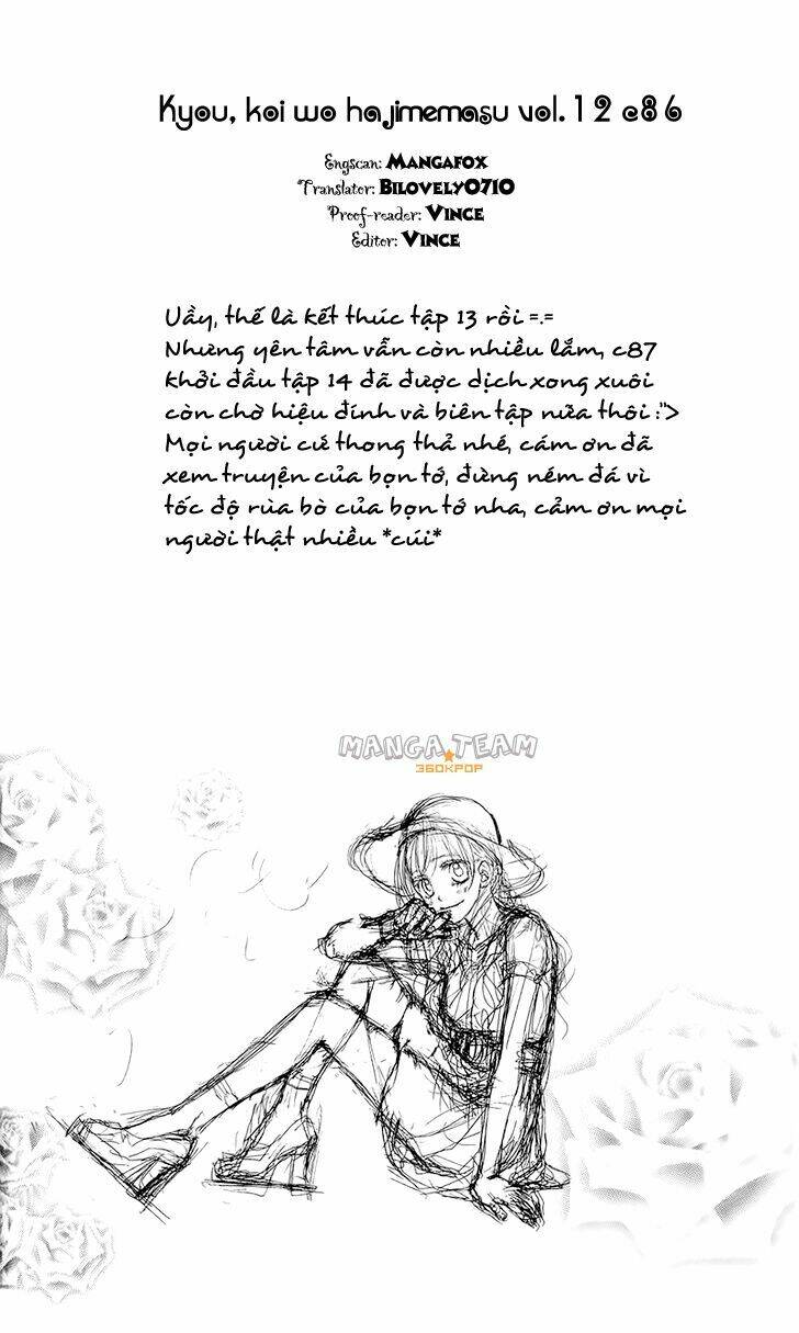 kyou, koi wo hajimemasu - mộng mơ đầu đời chapter 86 32