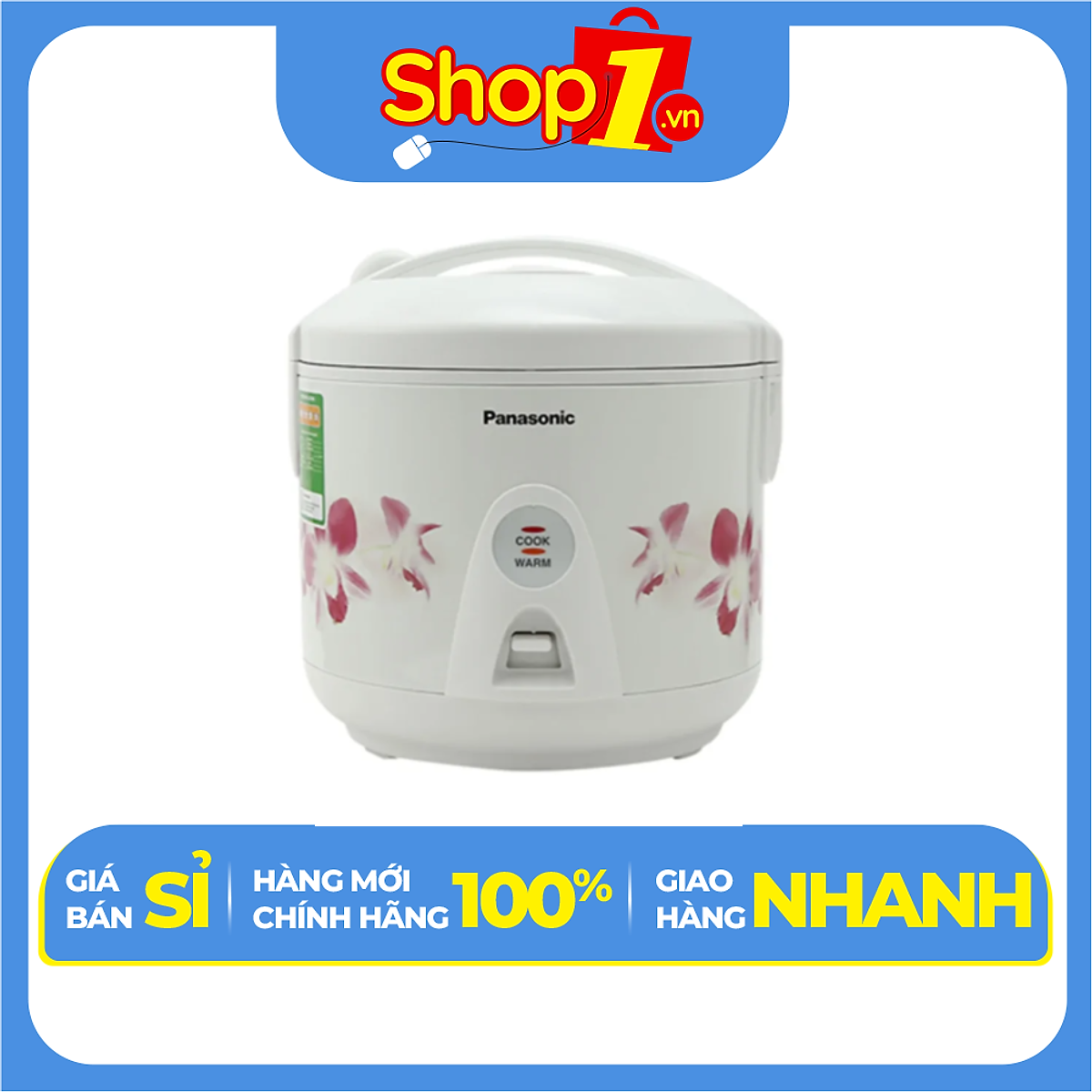 Nồi cơm nắp gài Panasonic 1.8 lít SR-MVN18FRAX - Hàng Chính Hãng - Chỉ Giao Hà Nội