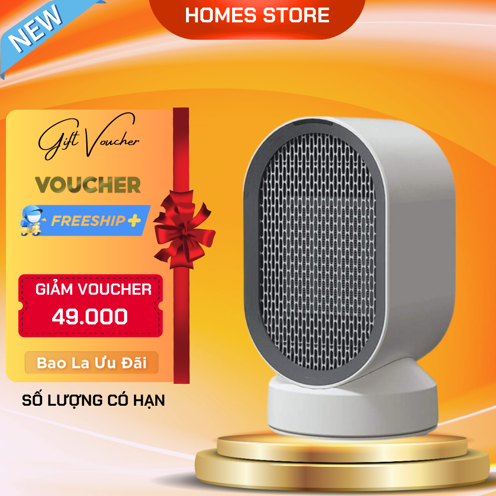 Quạt Sưởi Gốm Xiaomi Douhe Dh - Qn04 Phù Hợp Diện Tích Hoạt Động 10 M2 Công Suất 600 W - Hàng Nhập Khẩu - 10 M2