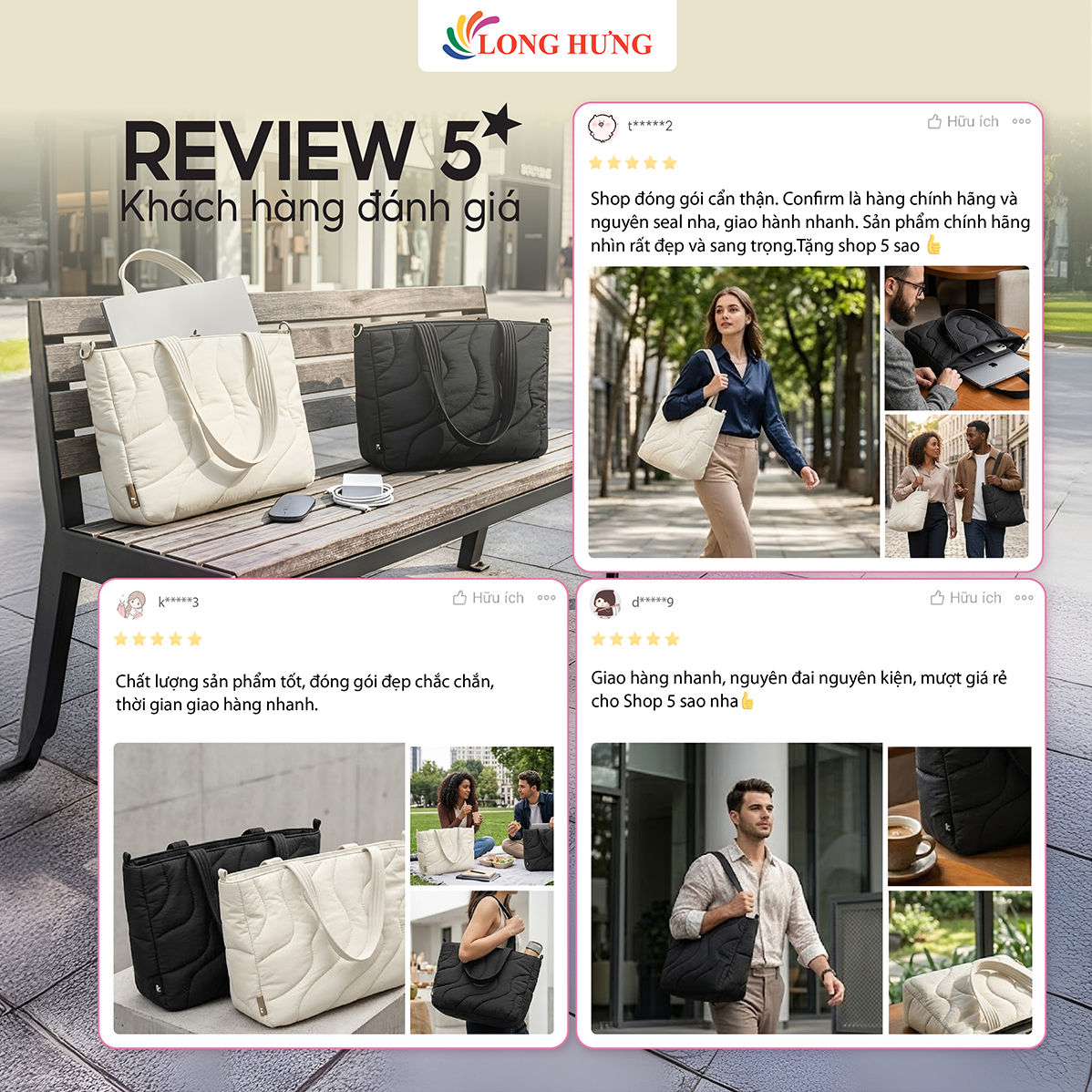 Túi xách chống sốc Tomtoc Terra-T38 Laptop Tote Bag 10L 13/14 inch Macbook T38S1 - Hàng chính hãng