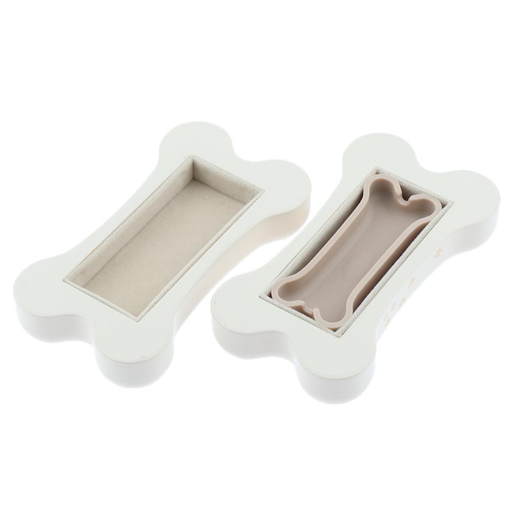Portable Cute Jewelry Storage Box Rings Earrings Organizer Case Bone Style