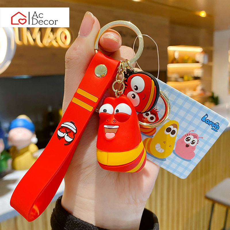 Móc Khóa Sâu Larva Hài Hước ,Tinh Nghịch /Móc Khóa Cao Cấp Siêu Đẹp - Quà Tặng Ý Nghĩa Cho Bạn Bè/Người thân