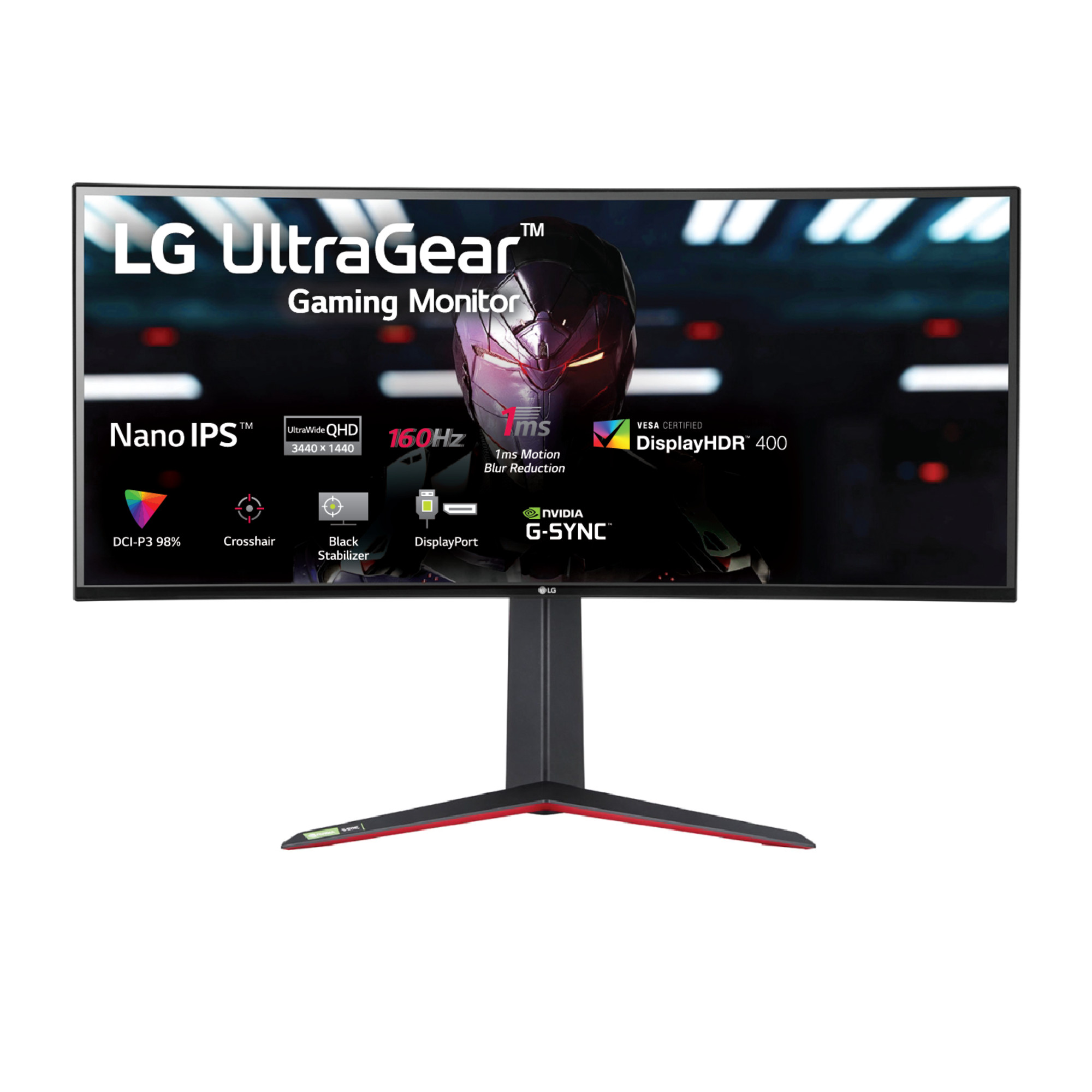 Màn Hình Cong Gaming LG UltraGear 34GN850-B 34'' 21:9 WQHD (3440x1440) 1ms 160Hz Nano IPS G-Sync - Hàng Chính Hãng