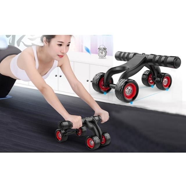 Con Lăn Tập Bụng 4 Bánh, dụng cụ tập thể dục,thể hình, dụng cụ tập cơ bụng, cơ tay