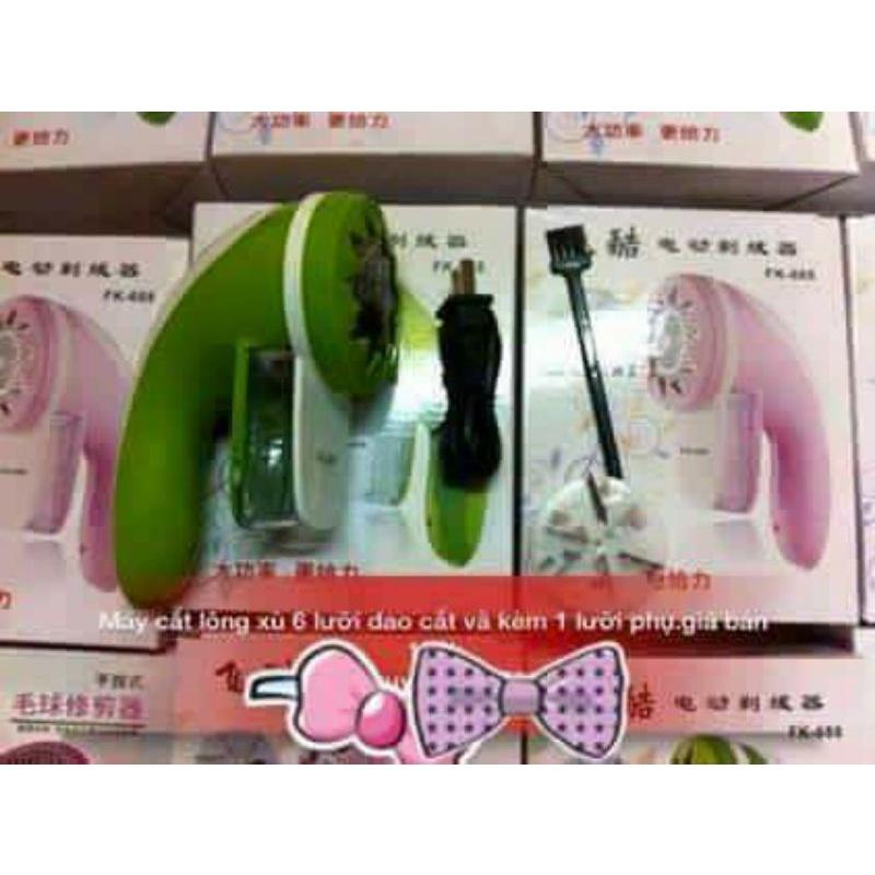 Máy cắt lông xù loại sạc pin tặng kèm chổi vệ sinh