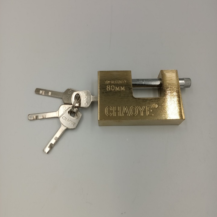 Ổ Khóa Cầu Ngang Công Nghệ Nhật Bản Chịu Lực Chống Cưa Cắt 80MM Kèm 4 Chìa Cao Cấp