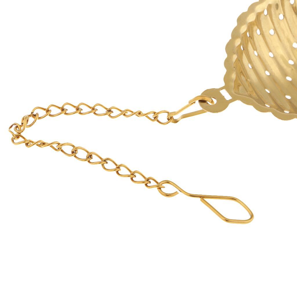 Conch Model Stainless Steel Tea Infuser Mesh Strainer Filter Kitchen Tools