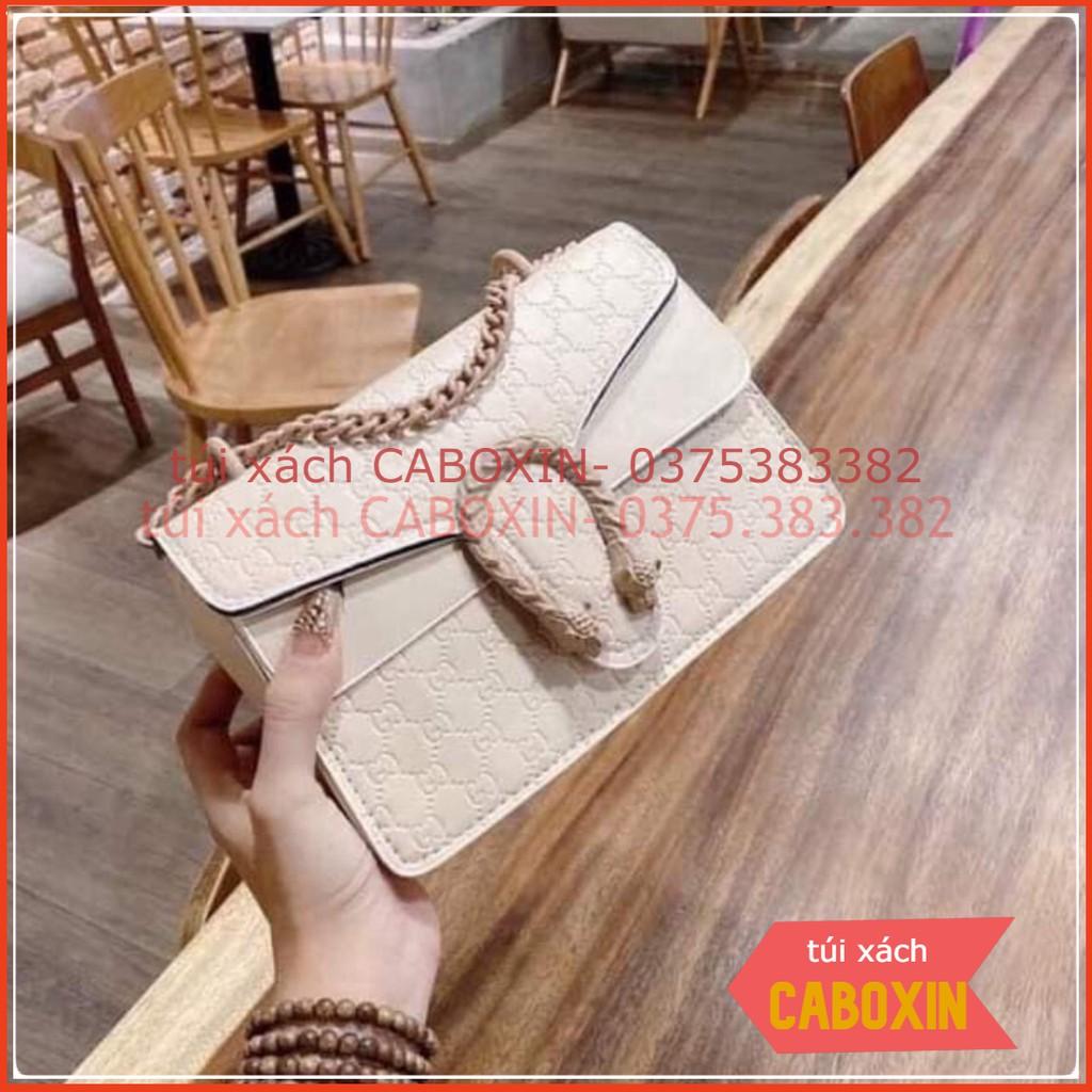 Túi xách đeo chéo đầu rồng phụ kiện màu - túi xách CABOXIN