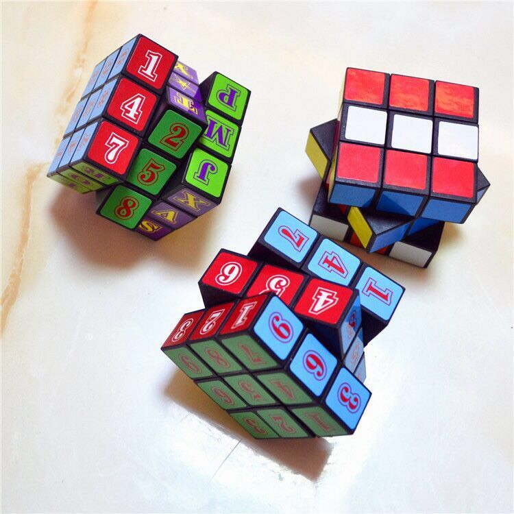 Đồ Chơi Thông Minh ️️ Rubik 3x3 Kết Hợp Chữ Số Học Độc Đáo, Xoay Trơn, Nhập Có Qùa Tặng
