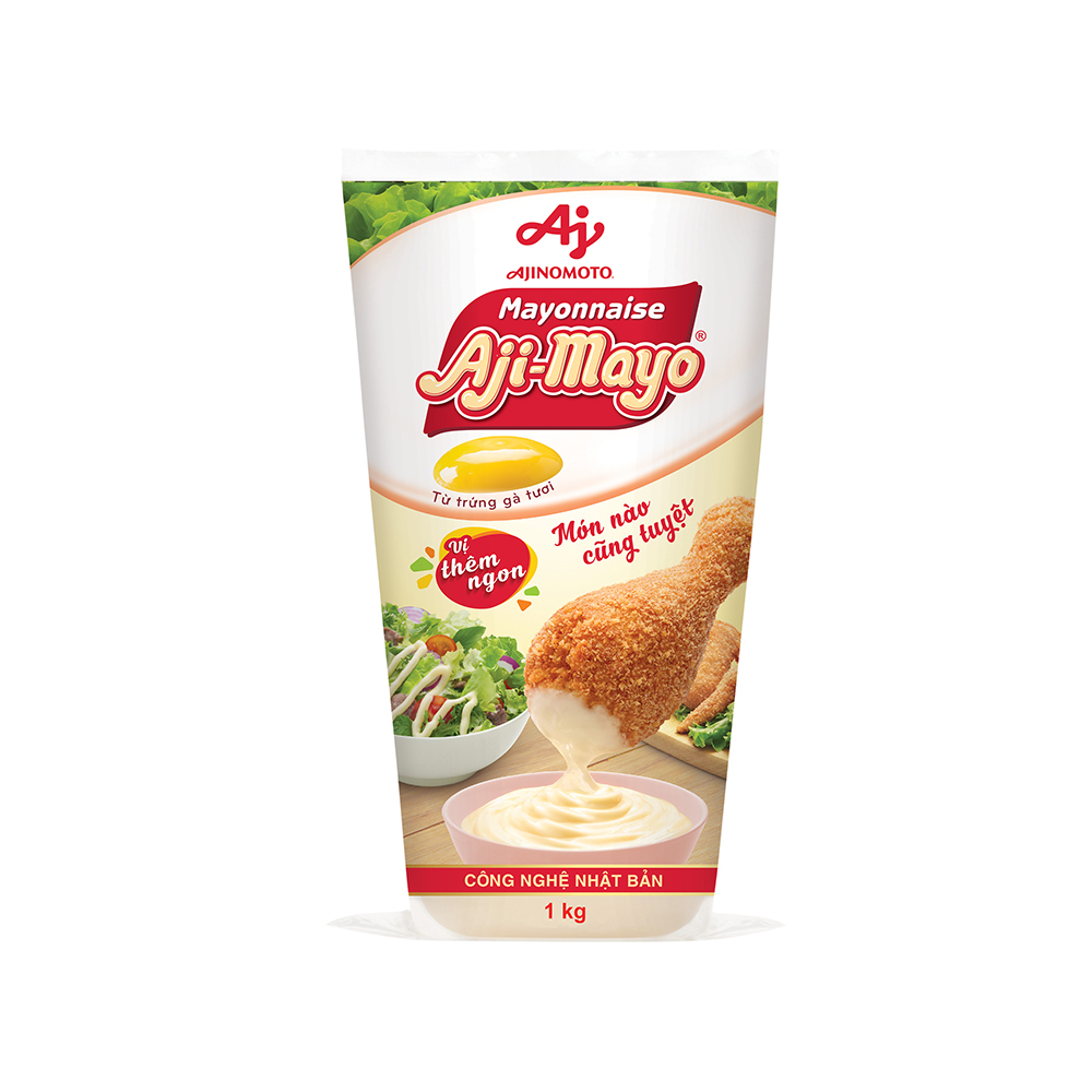 Xốt Mayonnaise Aji-mayo® Vị Nguyên Bản 1kg/Tuýp