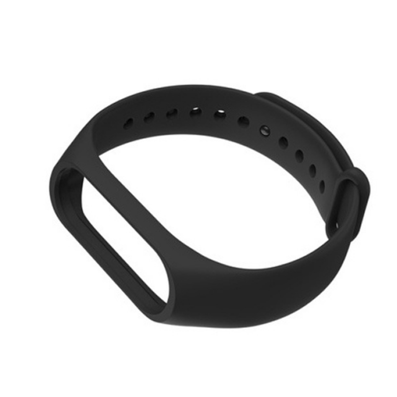 Dây Đeo Thay Thế cho Xiaomi Mi Band 3 Và 4 Màu Đen - Hàng Chính Hãng