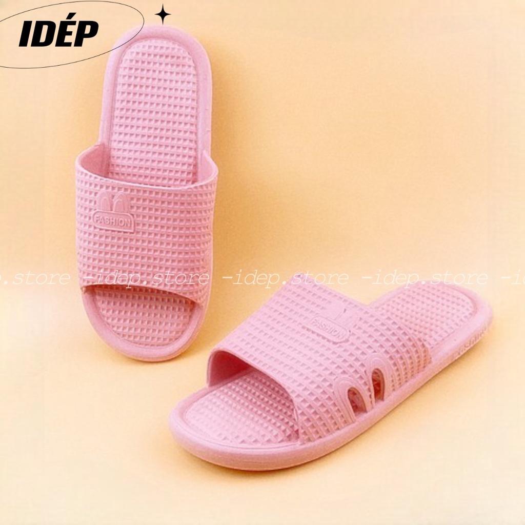 Dép tai Thỏ đi trong nhà tắm văn phòng siêu mềm nữ quai ngang chống trơn trượt iDÉP DL207