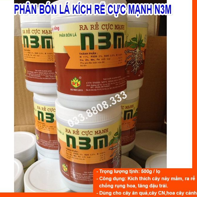 Kích Thích Ra Rễ Cực Mạnh N3M hộp 500g