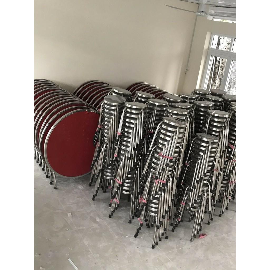 Ghế đẩu 100% inox.cao cấp
