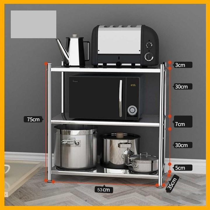 Kệ bếp đa năng inox 304 cao cấp bền đẹp - kệ để xoong nồi nhà bếp