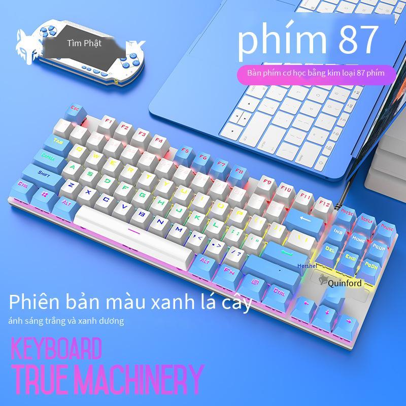 Phong cách mới nhất Bo Zhan K20 trục xanh bàn phím cơ ánh sáng hỗn hợp bàn phím cơ trục xanh cạnh tranh điện quán cà phê Internet bàn phím trò chơi bàn phím máy tính