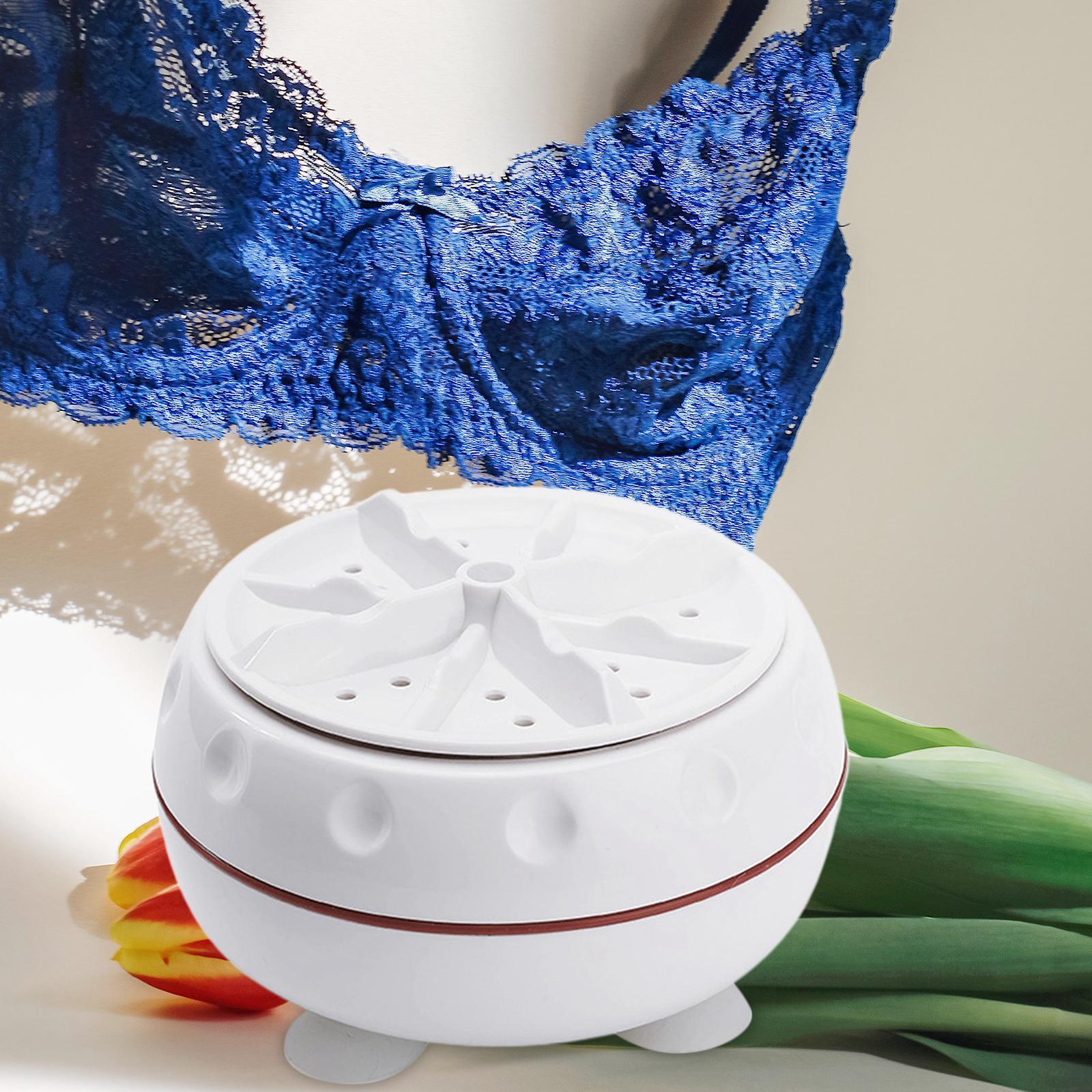 Portable Mini Washing Machine USB Rechargable Travel Washer for Laundry Home Bathroom