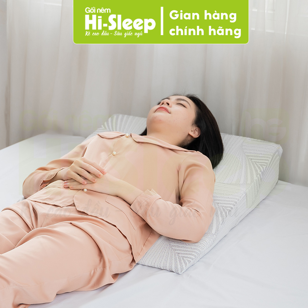 GỐI CHỐNG TRÀO NGƯỢC DẠ DÀY CHO NGƯỜI LỚN HI-SLEEP - GIẢM VIÊM HỌNG, HO ĐÊM, NGHẸN CỔ, NUỐT VƯỚNG...