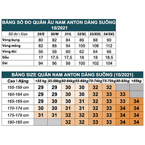 Quần Âu Nam  Công Sở Trung Niên Thương Hiệu Anton Dáng Rộng Xếp Ly Màu Xanh Than Mã QA103