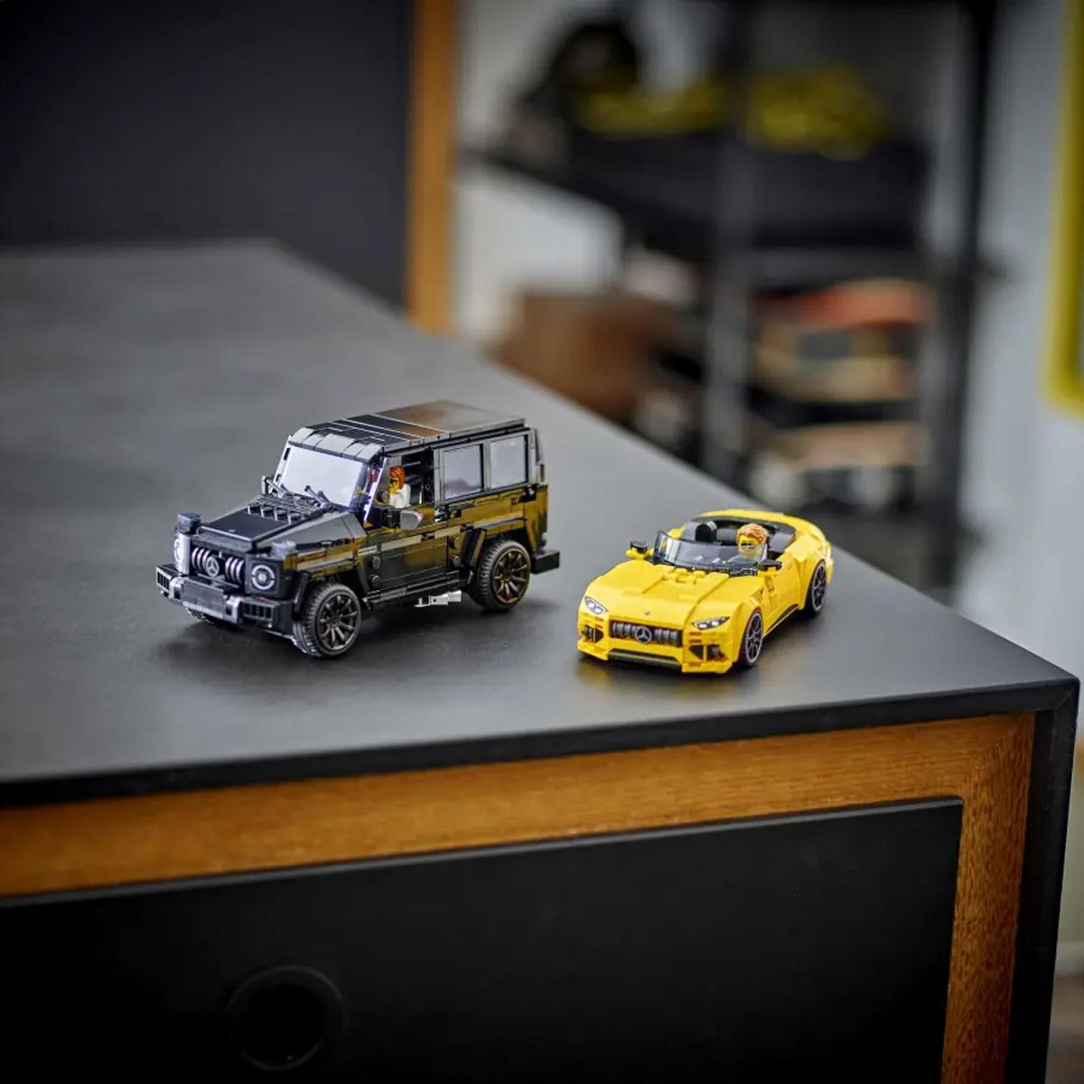 Đồ Chơi Lắp Ráp Siêu Xe Mercedes AMG GT Roadster 2024 &amp; AMG G63 - Lego Speed Champions 76924 (808 Mảnh Ghép)