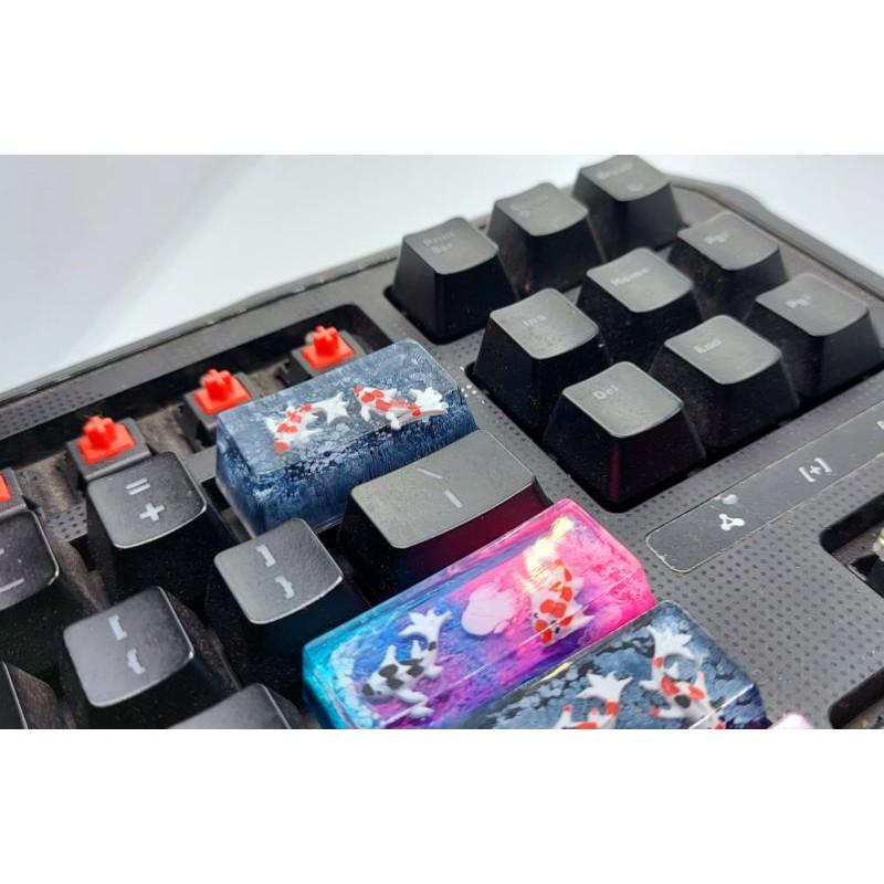 Keycap cá koi 2u OEM (BACKSPACE) trang trí bàn phím cơ gaming