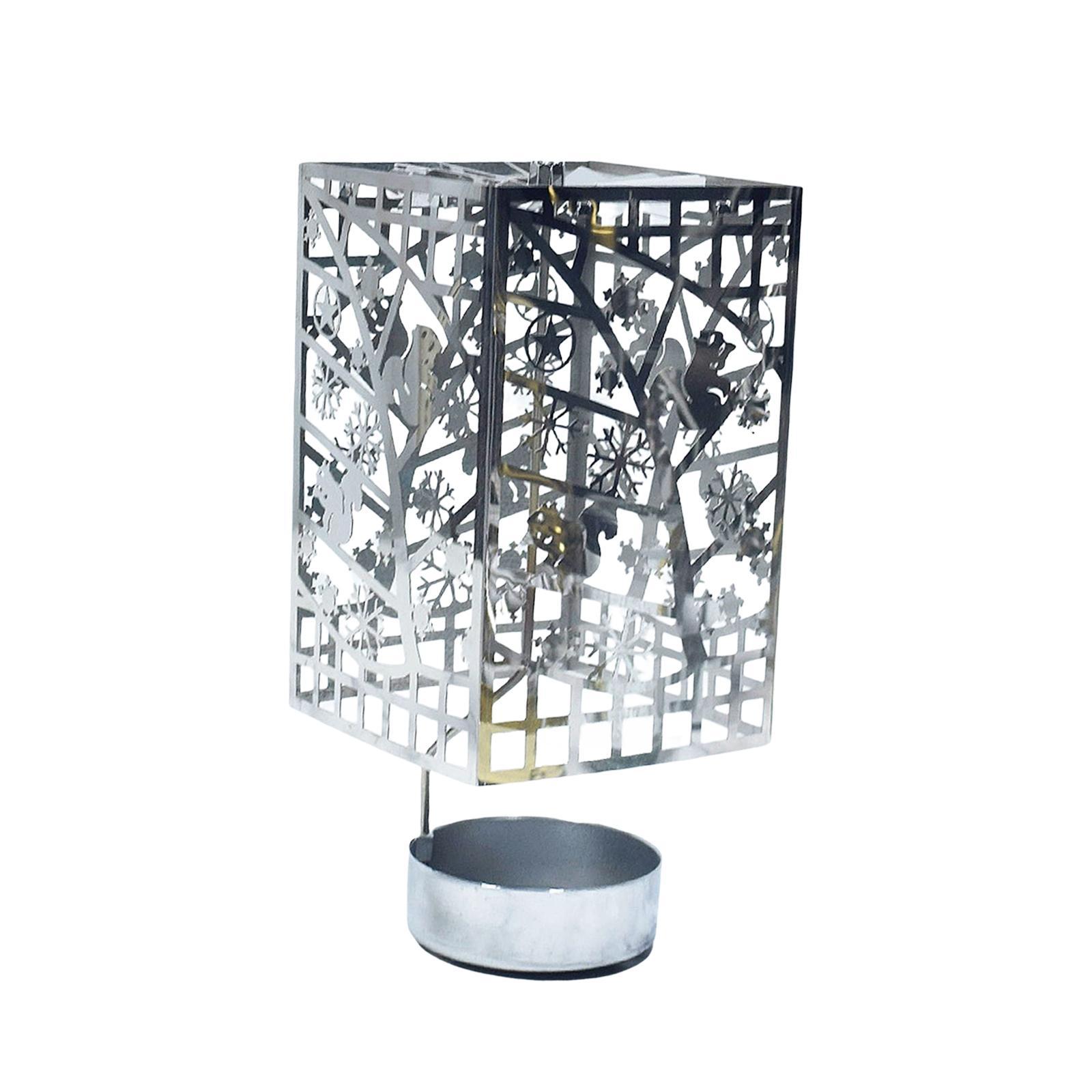 Rotating Candle Holder Candlestick Tea Light Holder for Table Centerpiece