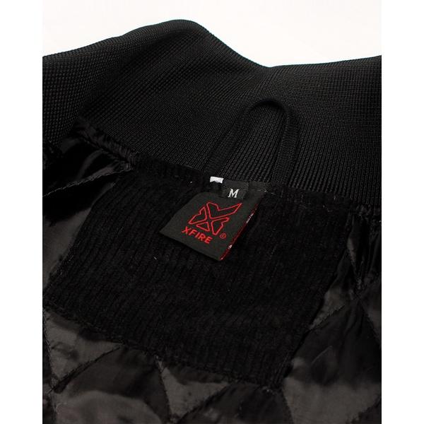 ÁO KHOÁC OVERSIZED BLACK/ BUFF ESSENTIAL VARSITY VER 2 BY XFIRE VIETNAM